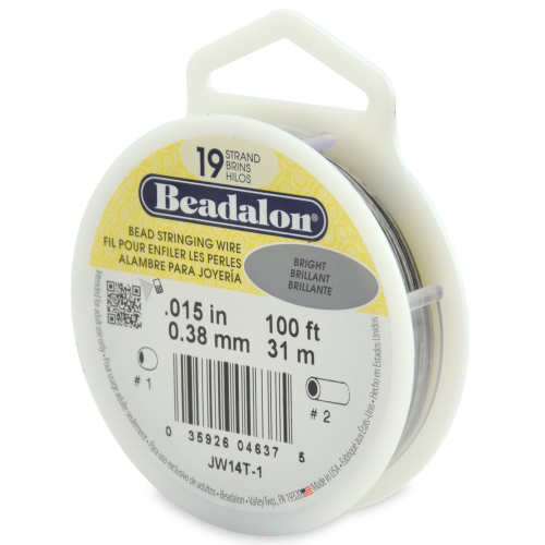 Beadalon 19 strand 0.015 Dia 100 ft