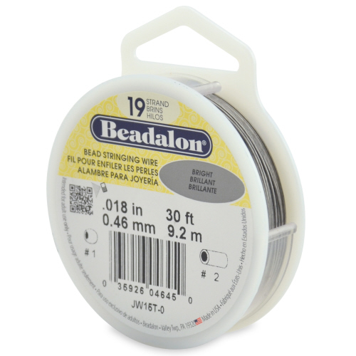 Beadalon 19 strand 0.018 Dia 30 ft