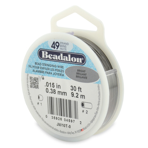 Beadalon 49 strand 0.015 Dia 30 ft