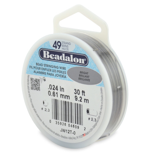 Beadalon 49 strand 0.024 Dia 30 ft