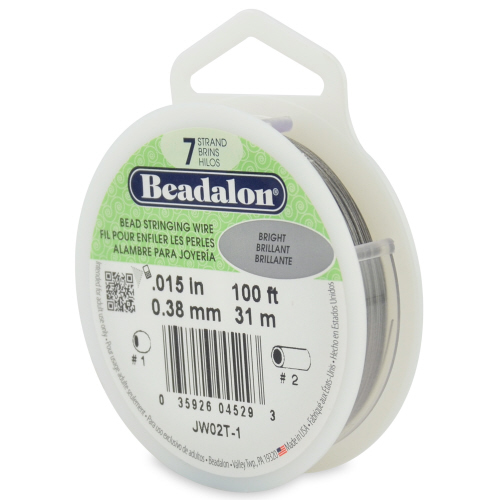 Beadalon 7 strand 0.015 Dia 100 ft