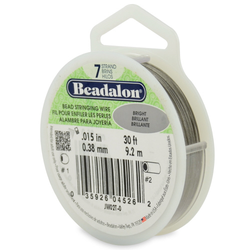 Beadalon 7 strand 0.015 Dia 30 ft