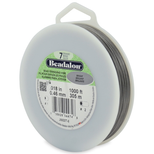 Beadalon 7 strand 0.018 Dia 1000 ft