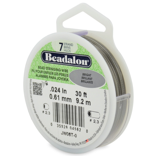 Beadalon 7 strand 0.024 Dia 30 ft