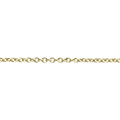 Cable Chain 1.08 x 1.4mm - 14 Karat Gold