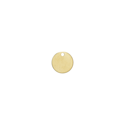 Charm Medium Disc Gold Filled 10 x 7mm
