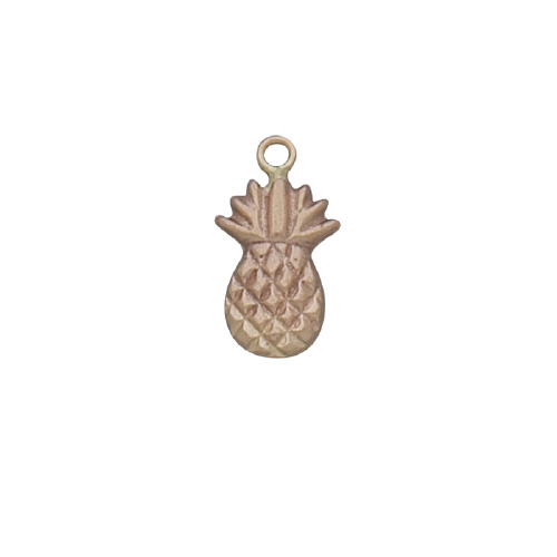 Charm - Pineapple - Gold Filled 12.1 x 6.7mm