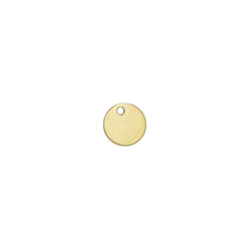 Charm Small Disc Gold Filled 7 x 7mm
