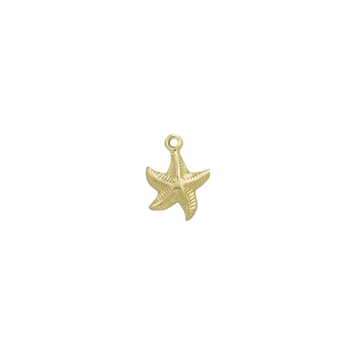 Charm Star Fish Large Gold Filled 12 x 9mm
