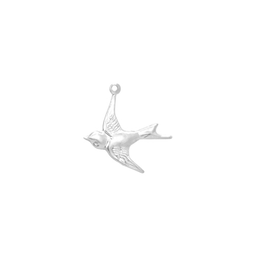 Charm Dove Sterling Silver 19 x 18mm