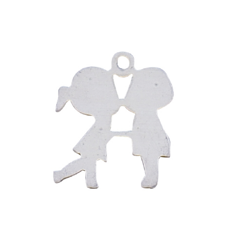 Charm - Boy & Girl - Sterling Silver