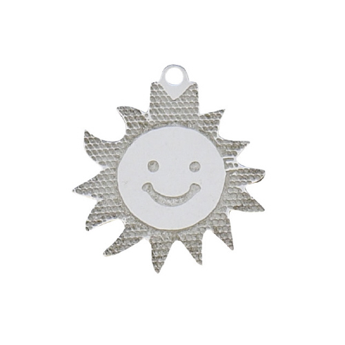Charm - Smile Sun - Sterling Silver
