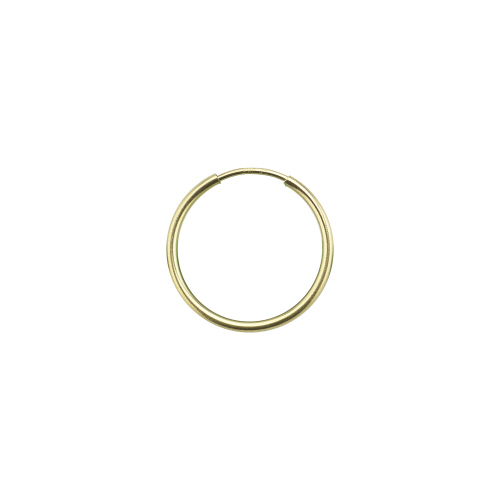 16mm Endless Hoops  - 14 Karat Gold