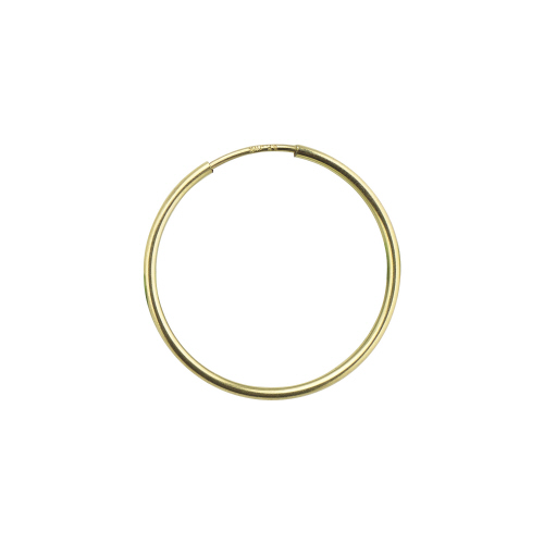 27mm Endless Hoops  - 14 Karat Gold