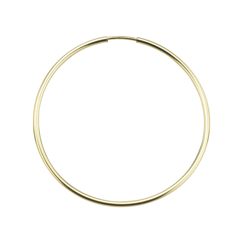 40mm Endless Hoops  - 14 Karat Gold