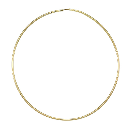 76mm Endless Hoops -  Gold Filled