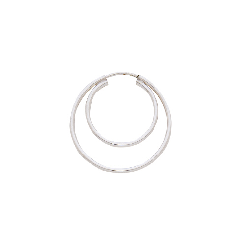 Cocentric Endless Hoop 16mm & 24mm - Sterling Silver