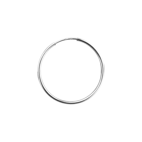 24mm Endless Hoops   - Sterling Silver