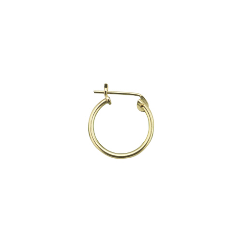 1 x 14mm Hoop Earrings -  Gold Filled