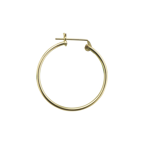1 x 24mm Hoop Earrings -  Gold Filled