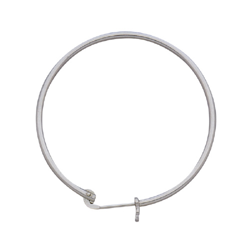 1 x 30mm Hoop Earrings   - Sterling Silver