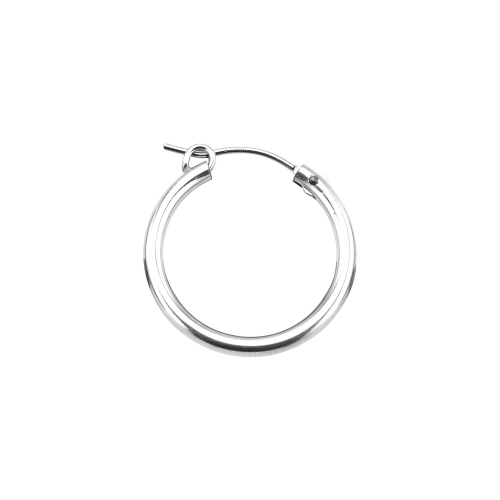 2 x 22mm Hoop Earrings   - Sterling Silver