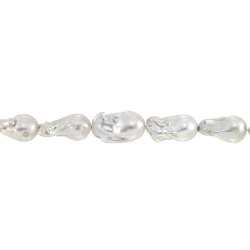 Freshwater Pearls - Baroque - 10-12mm - White Superior Quality