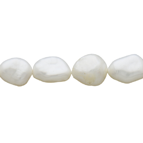 Freshwater Pearls - Keshi - 9-10mm - White