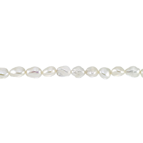 Freshwater Pearls - Nugget - 6-7mm - White