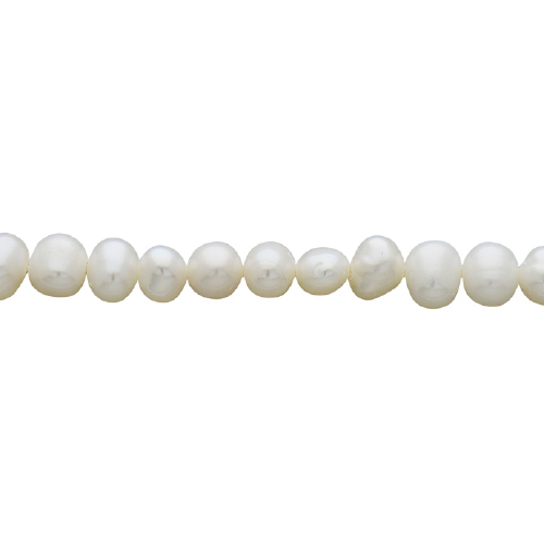 Freshwater Pearls - Potato - 3.5-4mm - White