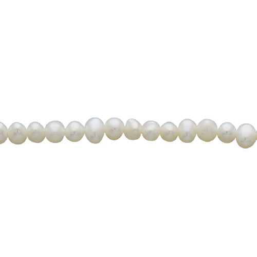 Freshwater Pearls - Potato - 4mm-4.5mm - White