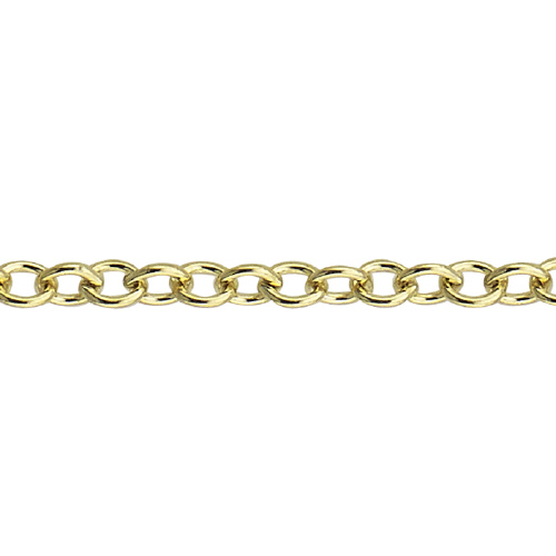 Cable Chain 2.55 x 3mm - Gold Filled
