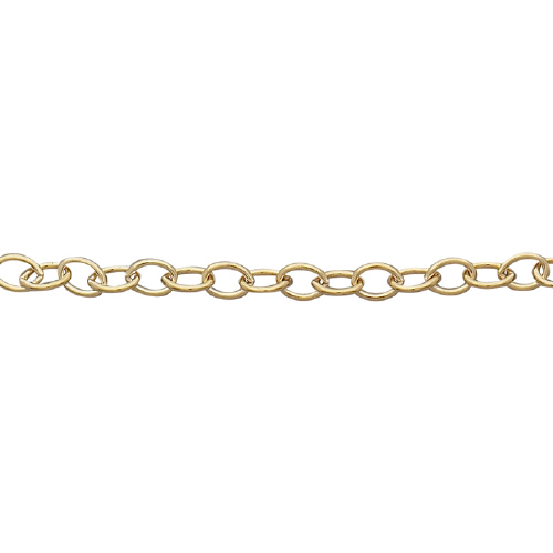 Cable Chain 3.8 x 5.4mm - Gold Filled