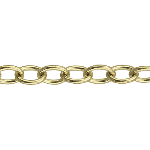 Cable Chain 4.0 x 5.35mm - Gold Filled