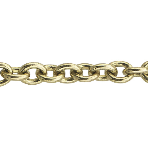 Cable Chain 4.2 x 5.1mm - Gold Filled