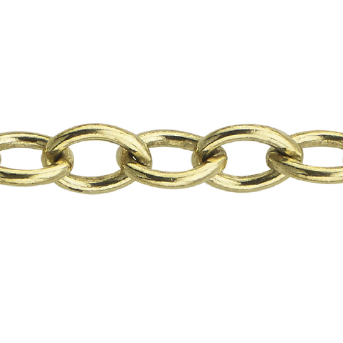 Cable Chain 5.9 x 7.9mm - Gold Filled