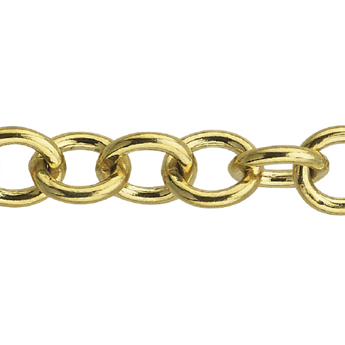 Cable Chain 5.73 x 7.25mm - Gold Filled