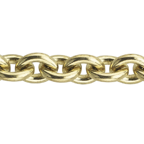 Cable Chain 5.5 x 6.75mm - Gold Filled