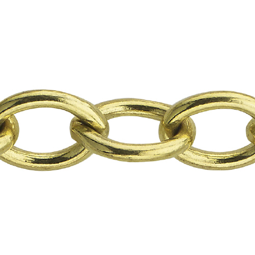 Cable Chain 8.9 x 12.15mm - Gold Filled