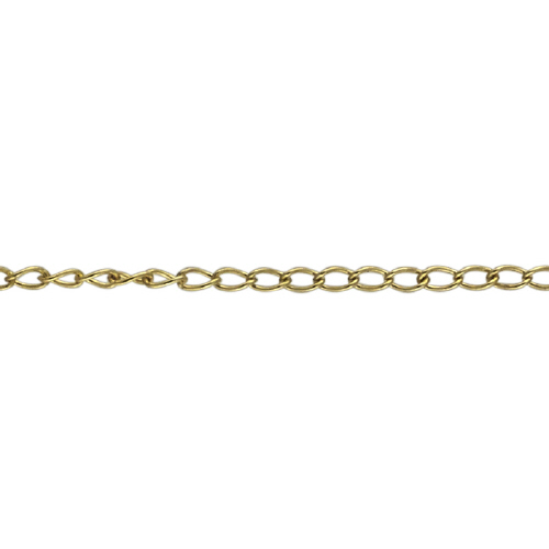 Curb Chain 0.9 x 2mm - Gold Filled
