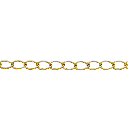 Curb Chain 3 x 5.3mm - Gold Filled