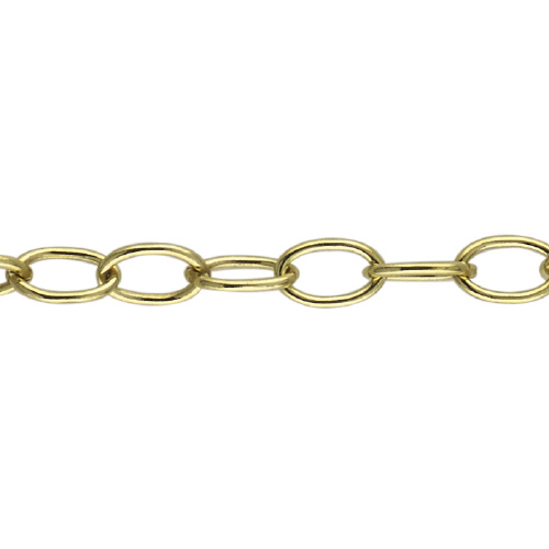 Drawn Cable Chain 3.3 x 5.2mm - Gold Filled