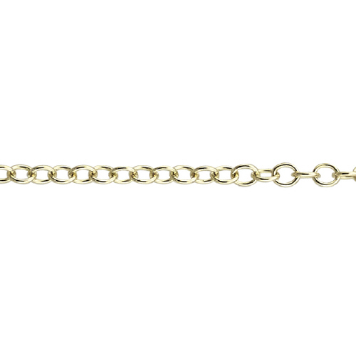 Flat Cable Chain 1.6 x 2.1mm - Gold Filled