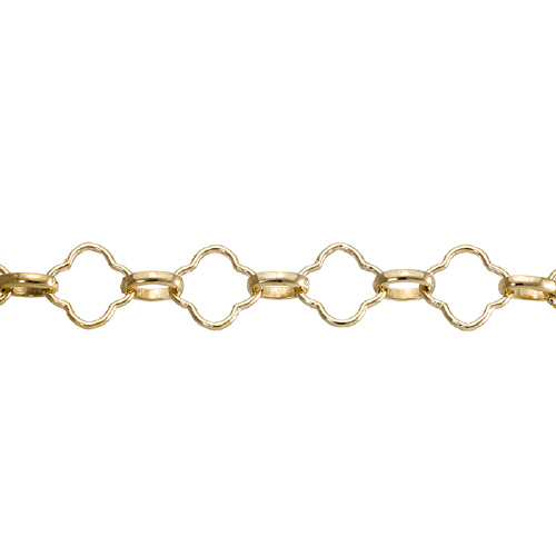 Clover Chain 10.3 x 10.3mm - Gold Filled
