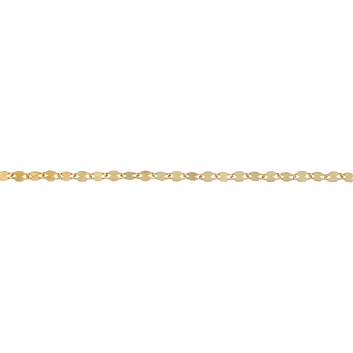 Dapped Chain 2.1 x 4.4mm - Gold Filled