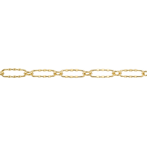 Double Dapped Chain 1.9 x 5.1mm - Gold Filled