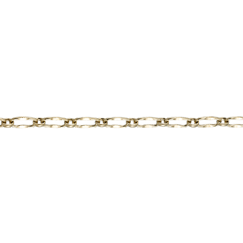Dapped Chain 2.8 x 6mm - Gold Filled