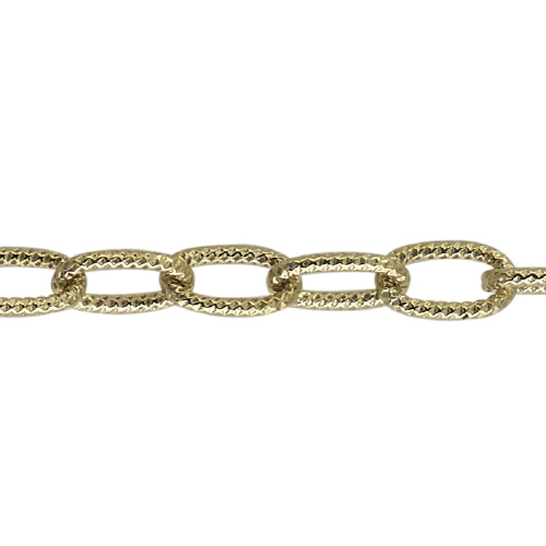 Fancy Chain 3.6 x 6.25mm - Gold Filled