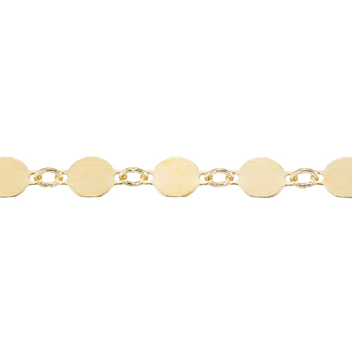 Disc Chain 3.9mm - Gold Filled
