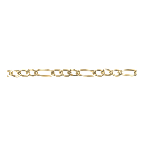 Flat Figaro Chain 1.7 x 4.5mm - Gold Filled